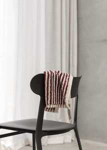 Turkish Face Cloths: Burgundy Stripe Face Cloth