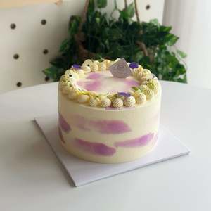 Taro&Rice Bubble Chiffon Cake – Ours Cake Studio