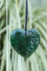 greenstone: Pounamu Heart Necklace
