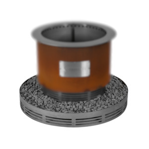 Firepits: Smokelis Kindle Stainless Ember-Shield