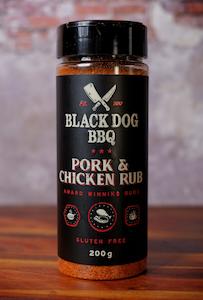 Gifts Up To 50: Black Dog BBQ Pork & Chicken Rub Seasoning 200g