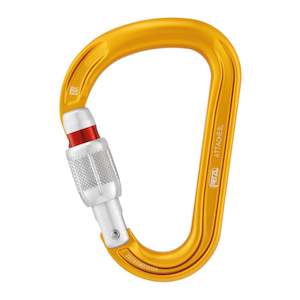 Carabiners Quickdraws: PETZL - ATTACHE SCREW-LOCK