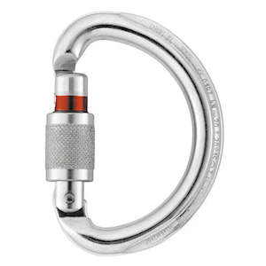 Carabiners Quickdraws: PETZL - OMNI SCREW-LOCK