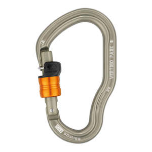 Aluminium Karabiners: PETZL - VERTIGO WIRE-LOCK PARK