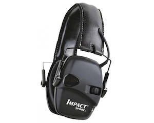 Firearm Protective Wear: Howard Leight Impact Sport Earmuffs - Black
