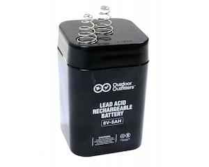 Outdoor Outfitters: Outdoor Outfitters  6V 5AH Rechargeable Battery