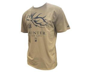 Clothing Footwear Tops: Swazi T-Shirt "Hunter For Life" Tussock