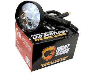 Night Saber Spotlight Hand Held 120mm LED - 3000 Lumens