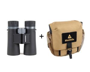 Ranger 10x42 Waterproof Binoculars & Manitoba Bino Case
