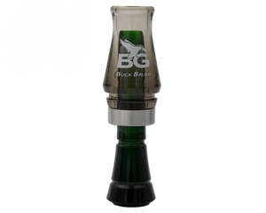 Hunting Shooting Duck Shooting: Buck Gardner Duck Call ‘Buck Brush Short Barrel’ Single Reed, Poly | Smoke & Green