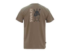 Clothing Mens Tshirts: Swazi Mens Reverse Shield Tee | Olive