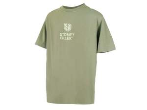 Kids Clothing: Stoney Creek Kid's Stag and Fawn Tee Green