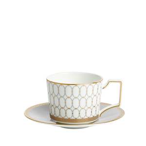 Collection_Renaissance Grey: Renaissance Grey Teacup & Saucer 250ml