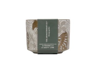 The Aromatherapy Co: Therapy Garden Citronella Candle - 300g Zesty Lime
