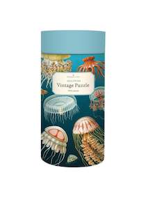 Cavallini Co: Cavallini & Co. Jellyfish Vintage Puzzle - 1000 pieces