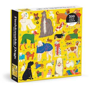 Living: Fashionable Dogs 500 Piece Puzzle