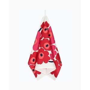 Tea Towels: Unikko tea towel 2 pcs - Red