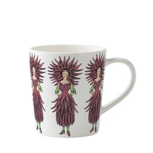 Mugs: Elsa Beskow Mug 400ml Mrs Dahlia