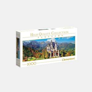 Clementoni: Neuschwanstein, Panorama 1000pcs puzzle