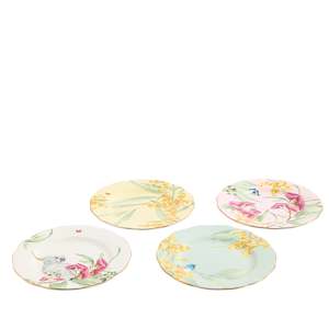 Royal Albert Miranda Kerr Australiana Plates Mixed Colours Set of 4