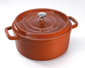 Staub Cocotte Round 24cm Cinnamon