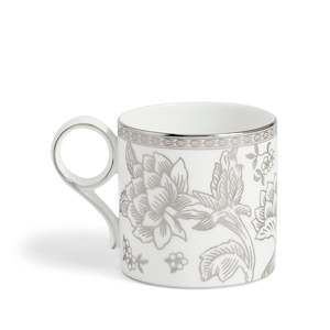 Silver Tonquin Mug White/Silver