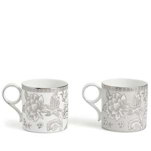 Silver Tonquin Mug Set of 2