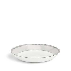 Wedgwood: Silver Tonquin Deep Plate 22cm