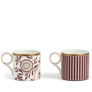 Wedgwood: Red Splendour Mug Set of 2