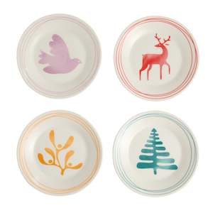 Royal Doulton: Royal Doulton Christmas 16cm Plate set of 4