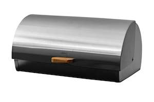 Roll Top S/Steel Bread Bin