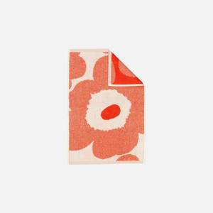 Marimekko: Unikko Guest towel 32x50 cm - orange red