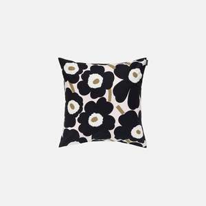 Living: Pieni Unikko Cushion cover 50x50 cm - charcoal