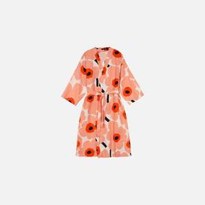 Bath And Body: Unikko Bathrobe - coral