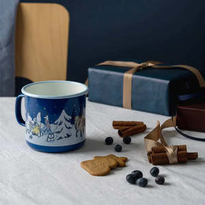 Mugs: Moomin Enamel Mug Starry Night - 800ml