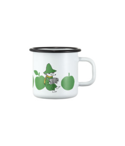 Mugs: Moomin Enamel Mug Joyful Apples - 370ml