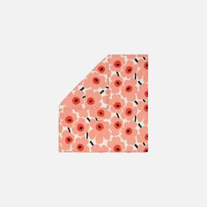 Duvet Covers: Unikko Duvet cover 210x210 cm - coral