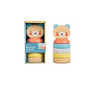 Happy Bear Wooden Stacker