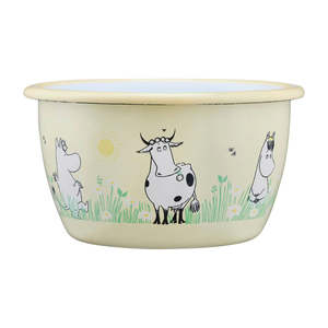 Moomin Enamel Bowl Meadow - 300ml