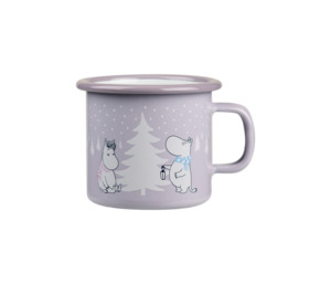 Muurla: Enamel mug Moomin Snowfall 250ml
