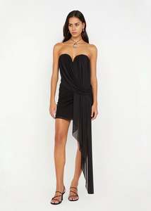Size 6: Bec + Bridge Danka Strapless Mini Dress - Black