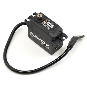 Radios Servos: Savox HV STD size 21kg/cm, Black, Coreless Digital Servo, 0.095 sec