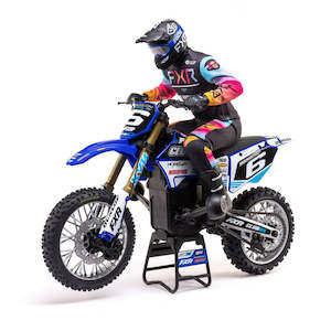 Tlr Rtr: 1/4 Promoto-MX Motorcycle RTR, Club MX Blue - Pre Order