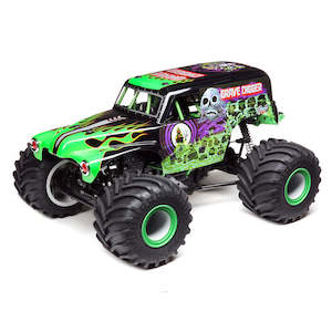 Tlr Rtr: LMT:4wd Solid Axle Monster Truck, Grave Digger:RTR