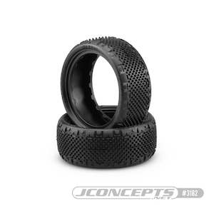 10th Tires Wheels Carpet Astro: JConcepts 4wd Front Pin Swags Buggy Pair w/inserts - Pink