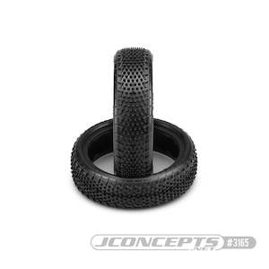 10th Tires Wheels Carpet Astro: JConcepts LP Fuzz Bite 2wd Front Pair  - Pink