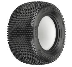 10th Tires Wheels: Proline: 1/10 Hole Shot 2.0 M3 F/R 2.2" Off-Road Stadium Truck Tires (2)
