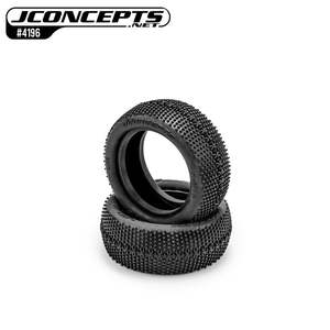10th Tires Wheels: JConcepts X-Bite Buggy 4wd Front Pair - Green