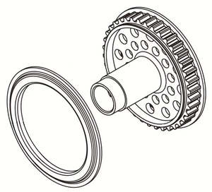 Axon Tc10 4 Parts: 3E-019-501 - SPOOL PULLEY 38T