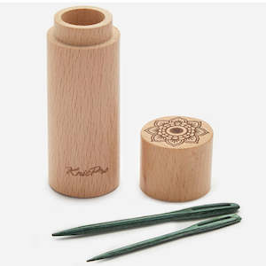Teal Wooden Darning Needles